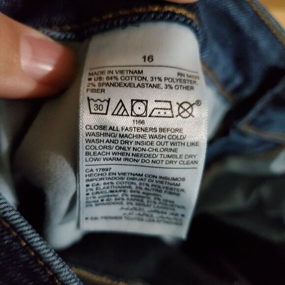 Old Navy Jeans Women’s Size 16 Blue Rockstar Super Skinny Stretch Denim - Picture 3 of 10